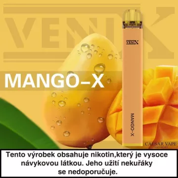 Jednorázová elektronická cigareta - MANGO-X - VENIX - 1 ks
