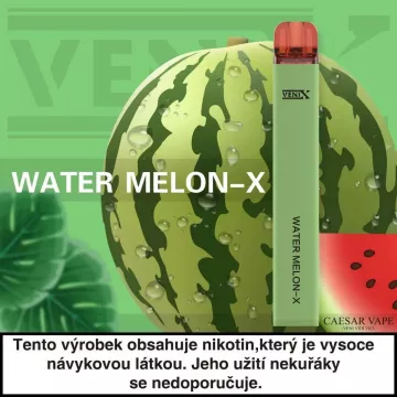 Jednorázová elektronická cigareta - WATER MELON-X - VENIX - 1 ks