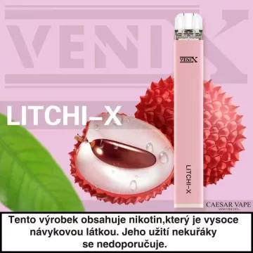 Jednorázová elektronická cigareta - LITCHI-X - VENIX - 1 ks