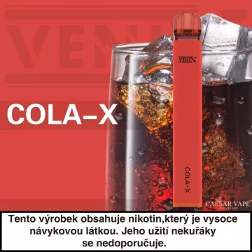 Jednorázová elektronická cigareta - COLA-X - VENIX - 1 ks