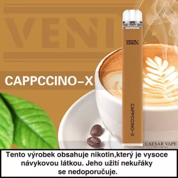 Jednorázová elektronická cigareta - CAPPCCINO-X - VENIX - 1 ks